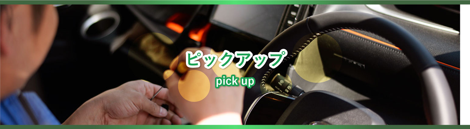 ピックアップ